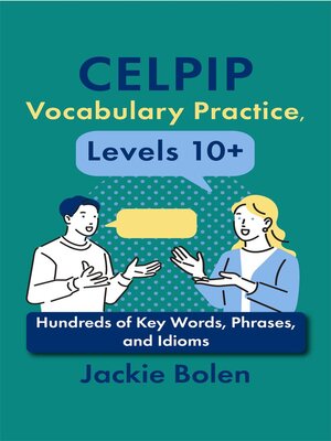 cover image of CELPIP Vocabulary Practice, Levels 10+